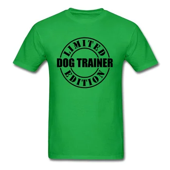 Koera Treener T-särgi Custom Meeste T-Särk Pet Logo Tshirt Suvel Puuvillasest Riidest Rõivad Must Valged Päevasärgid Slim Fit