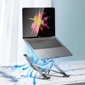 Kokkupandav Lauaarvuti Sülearvuti tablett Seista jahutusventilaator soojushajutamise HP DELL MacBook Air Pro Seista Sülearvuti Omanik Jahedamaks
