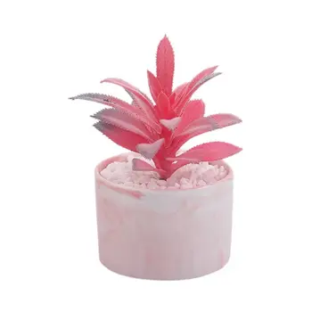 Kunstlik Mini Mahlakas Taim Potti Võltsitud Aloe Ananassi Lehed Office-Kodu Aias DIY Teenetemärgi