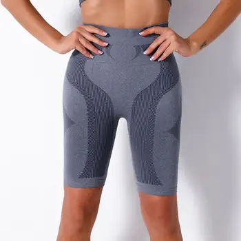 Kõrge Vöökoht Jooga Püksid Naiste Seamless Lühikesed püksid Kükitama Tõend Treening Põhjad Jõusaal 2021 Uus Fitness Retuusid Töötab Legging Naine