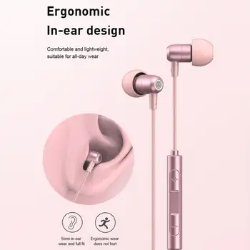Kõrva 3,5 mm Magab Kõrvaklapid Universal 1,2 m Juhtmega Sport Earbuds Kõrvaklapid HiFi Bass Sound Stereo Kõrvaklapid Mikrofoniga