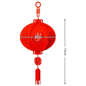 Laterna Hiina Lantern New Year Red Spring Festival Traditsiooniline Pulm