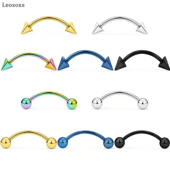 Leosoxs 1tk Euroopa ja Ameerika Roostevabast Terasest Painutatud Varras Kulmu Küüned/clavicle Küüned Basic Piercing Ehted