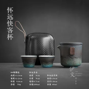 Lihtne Savinõud Tee Set Jaapani Vintage Loominguline Teaware Täielik Tee Set Hiina Kung Fu Juego De Te majapidamistööriistad DI50CJ