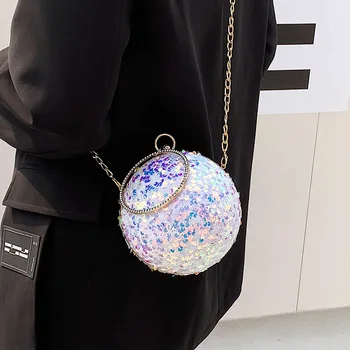 Litrid Ring kott 2020. aasta Suvel Moe New Kõrge kvaliteediga PVC Naiste Disainer Käekotis Kett Õlal Messenger Kott