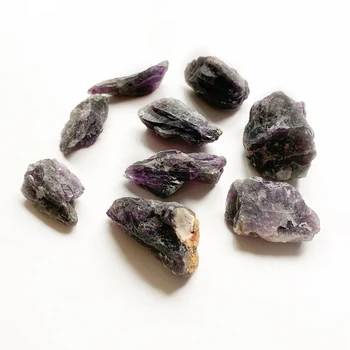 Looduslik Lilla Kvarts, Töötlemata Ametüst Crystal Töötlemata Kivid ja Mineraalid Tervendav Kivi Raw Fengshui Kivi Decor 1tk