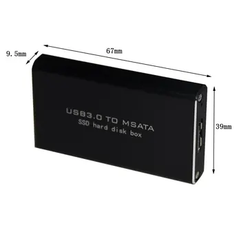 LS-721M Tulus USB 3.0 MSATA SSD Kõvaketta Box 3060/3042 Arvuti ARVUTI Sülearvuti Välise Mälu Ladustamine Kaabel