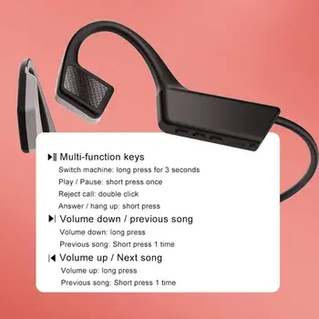 Luu Juhtivus Kõrvaklapid Bluetooth-5.0 Earbuds Juhtmeta Peakomplekt, TWS Sport Vabad Veekindlad Kõrvaklapid Ei ole In-ear Kõrvaklapid