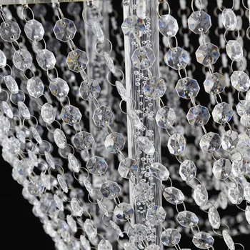 Läikiv Ovaalse kujuga crystal akrüül beaded pulmad centerpieces lill seista tabel decor pulm sündmus partei teenetemärgi pakkumise
