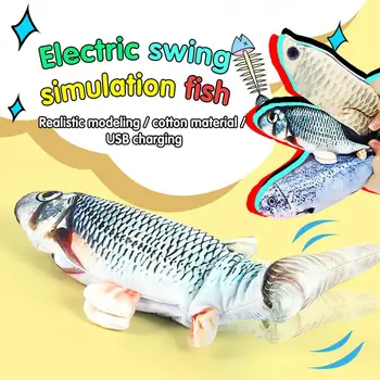 Lõbustus-Peksmine Kala Induktiivne Pehme Armas Kaunistamiseks Elektriline Mänguasi Lõbus Ekraan Palus Simulatsiooni Kalad