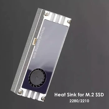 M2 SSD Heatsink Jahedam Temperatuur OLED Digitaalne Ekraan M. 2 2280 NVME Solid State Kõvaketas Radiaator