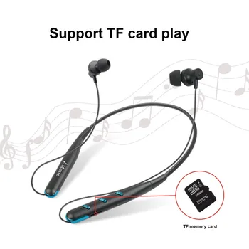 Magnet-Juhtmeta Bluetooth-Kõrvaklapp Stereoheli Sport Veekindel Earbuds Traadita Rippus Kaelas Peakomplekt Koos Mikrofoniga