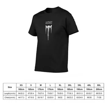 Marilyn Manson Kunsti Meeste T-Särgid, Vabaaja Lühikesed Varrukad Suvel T-Särgid Jalgpalli Tshirt Tops Pluss Suurus Särk Tees Kohandatud Riided