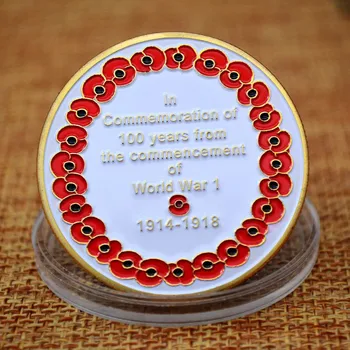 Me Mäletame, Et I Maailmasõda (1914-1918) Laekuva Kullatud Suveniiride Mündi Loominguline Kingitus Mälestusmünte