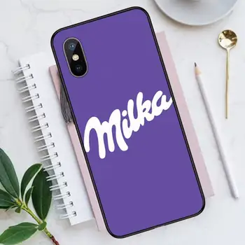 Milka šokolaad Kasti Telefon Case for iPhone 11 12 mini pro XS MAX 8 7 6 6S Pluss X 5S SE 2020 XR