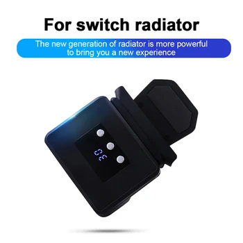 Mini-Mängude Töötleja Radiaatori Temperatuuri Display Kaasaskantav Mängukonsool jahutusradiaator Välise Cooler Lüliti