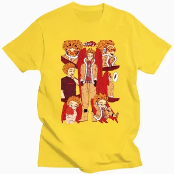 Minu Kangelane Akadeemiliste Ringkondade Anime Harajuku Meeste Graafiline T-Särk Hawks MangaJjapanese Fashion Streetwear Punk Paar Riided, Vabaaja Tshirts