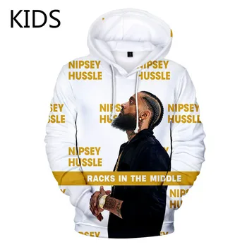 Mood Nipsey Hussle Hip-Hop 3D Print Topp Sviitrid Mehed/Naised/Lapsed Hot Müük Casual Kapuutsiga Nipsey Hussle Hupparit Riided