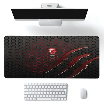 MSI Mouse Pad Suur XXL Gamer libisemisvastased Kummist Padi Gaming Mousepad, et Klaviatuuri Sülearvuti sülearvuti mouse pad klaviatuuri vaip