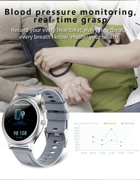 Naiste Smart Watch Full Touch IP68 Veekindel Bluetooth Fitness Tracker Android ja IOS Telefoni Meeste SmartWatch