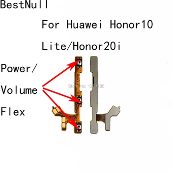 Null Jaoks Huawei Honor 10 Lite/Au 20i Võimsus\Helitugevuse Nuppu Pistik Kaabli maht/võimsus line Parandus osad