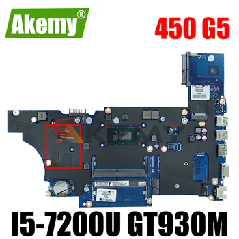 Näiteks HP Probook 450 G5 sülearvuti emaplaadi DA0X8CMB6E0 L12612-001 emaplaadi i5-7200U CPU GT930M GPU TEST OK!