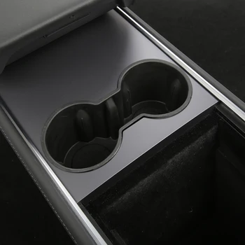 Näiteks Tesla Model 3 2021 Center Console Ladustamise Kasti Auto Vee topsihoidja Clip Vee Tassi Auto Interjööri Muutmine