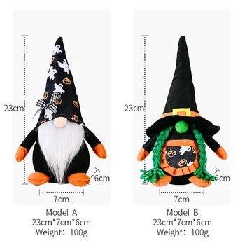 Näota Nukk Halloween Kingitused Kõrvits Gnomes Palus Midyear Festival Kaunistused Happy Halloween Pool Kodu Kaunistamise Tarvikud