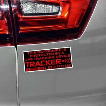 OFK Hoiatus Auto Kleebis, Mida GPS-Tracker Süsteemi Vinüül Päikesekaitsetoodete Aknas Stiil Tarvikud Dekoratiivsed Veekindel PVC13cm*5cm
