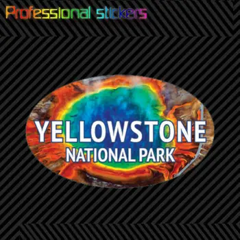 Ovaalne Silma Yellowstone ' i Kleebis Surevad Lõigatud Vinüül Grand Prisma rahvuspark Kleepsud Auto, RV, Sülearvutid, Mootorrattad