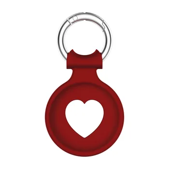 Positioner Silikoon Kaitsev Armastus südame kuju metallist Rõngas Luku Pehme Plastik Kest Kerge on Lihtne Viia Apple airtag