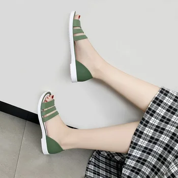 Rand kingad daamid veekindel sandaalid Korter minimalistliku stiili
