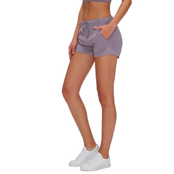 R&W Jõusaal lühikesed Püksid Juhtida String Naiste Spordi Püksid Fitness Püksid Seksikas Naiste Lahtised Sobivad Sportlikud Lühikesed Harjatud Materjal Treening