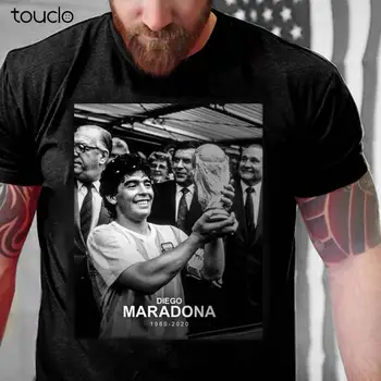 RIP Legend Diego Maradona Argentina Parim Jalgpallur Sureb Vanuses 60 Unisex T-Särk