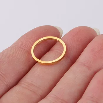 Roostevabast Terasest 15mm Ring Ringi Võlu Geomeetria Ripatsid, Ehete Tegemise Peegel Poleeritud Hulgi 20pcs