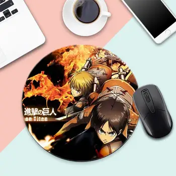 Rünnak titan hot anime Sülearvuti Gaming Hiired Mousepad Ring libise Padi