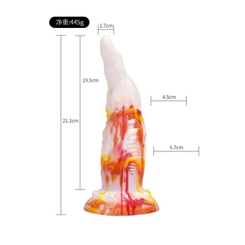 SHET uute tulijate värvikas dildo Lääne-müütiline koletis -AMMUT erootiline disain jobu eesnäärme massaaž anal plug g-punkti stimuleerida