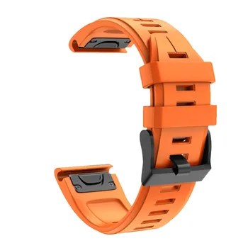 Silikoon Quick Release Watch Band Randmepaela Eest Garmin Fenix 6x / Fenix 6x Pro Suur Rihma Pikkus Smart Bänd Tarvikud #BL2