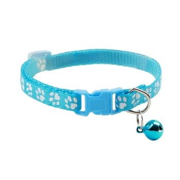 Sinine Isikupärastatud Kass Krae Bell plastikust, Reguleeritava Pandla Krae Kassi Tarvikud Krae Väike Koer Chihuahua lemmikloomatarbed
