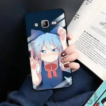 Slok jaapani anime tüdruk touch klaasist DIY telefoni Juhul katab Kest samsung galaxy j6 j7 j4 j5 j2 j3 peaminister pro