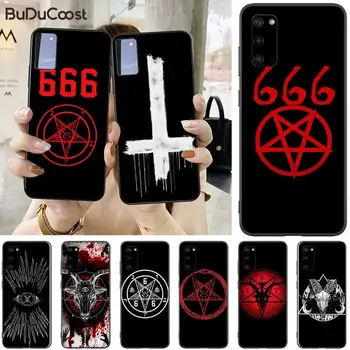 Slok põrgu, Saatan, Kurat logo märk 666 Telefon Case For Samsung Galaxy S10 Pluss lite S10e S20 S8 S9 plus