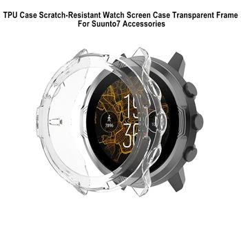 Smart Watch Läbipaistev TPU Kaitsva puhul Suunto7 Anti-scratch Vaadata Ekraani Nahk Kate Selge Raam