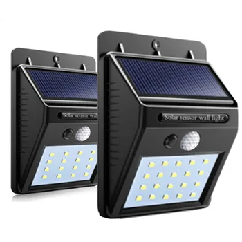 Solar Power LED Päikese valgus Väljas Seina LED Solar lamp Koos PIR Liikumisandur, Öise Turvalisuse Pirn Tänava Hoovis Tee Aed lamp