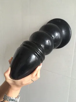 Super suur Anal Plug Silikoonist Dildo nr vibratsiooni Must Anus anal Massaaž dilataatorid Erootilise Sugu mänguasi hiiglane anal dildo butt plug