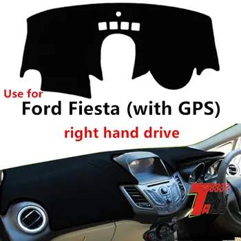 Taijs lend rooliga Kõrge Sünteetilisest Kiust Auto Armatuurlaua Katmiseks Matt Ford Fiesta GPS Anti UV päikesekiirguse Kena Lõikamine