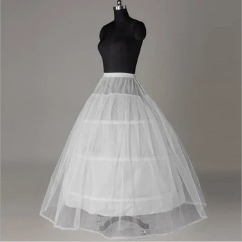 Tasuta Kohaletoimetamine Pall kleit 3 Kõvadele Petticoat underskirt Pulmad pruudi kleit Jupon mariage Halka Rockabilly Halka pod sukienke