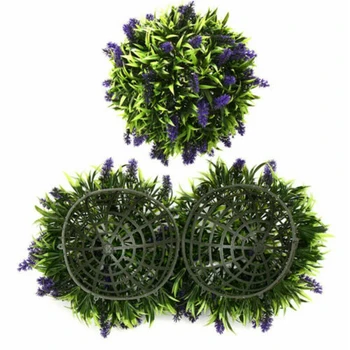 Tehis-Lilla Lavendel Rippuvad ilupuude pügamiskunst Pall, Lill, Taim Decor Korvi Pot 30cm