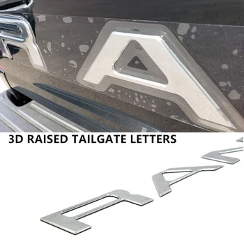 TOP -Tagaluugi Sisestage Tähed Ford Ranger 2019 2020, 3D Tõstatatud & Kleebised Tähed, Tagaluugi Embleemid