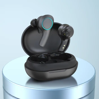 TWS Touch Control Traadita Kõrvaklapid 5.0 Bluetooth Kõrvaklapid 9D Stereo heli, Müra Vähendamine Veekindel Peakomplekt, Auriculares