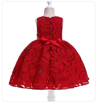 Tüdrukud Dress Suvel Vibu Muster Tüdrukute Kleit Sünnipäeva Kingitus Printsess Kleit Väikelapse Tüdruk, Ametliku Kleidid, Laste Riided